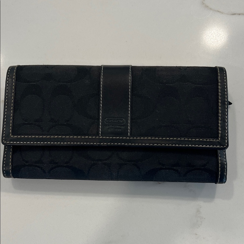 Coach Black Wallet